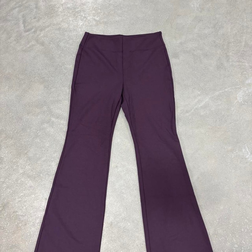 HALARA Purple Flare Pants With Pockets Women's Size L Business Casual